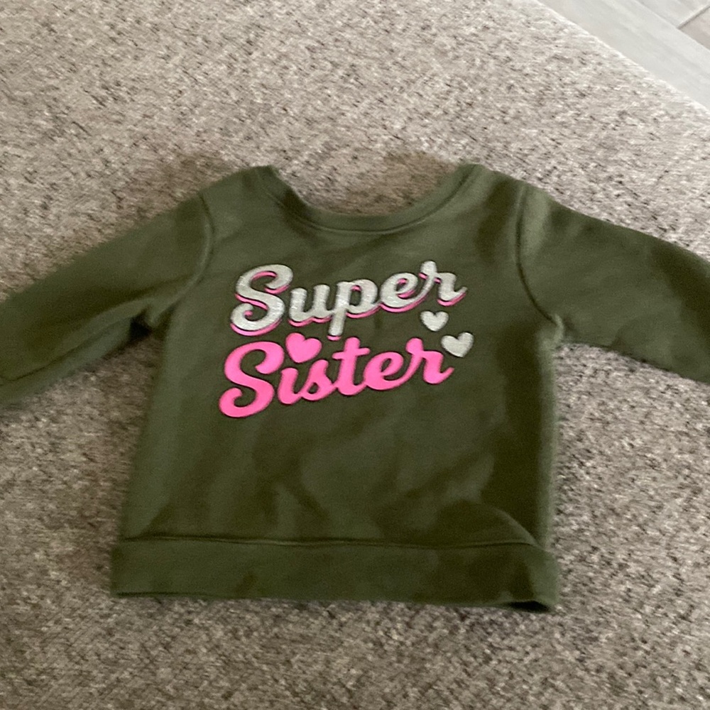 Green sweatshirt